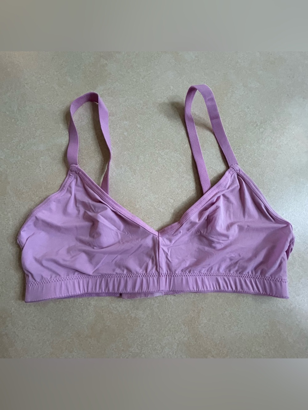 aerie smoothez sheer mesh lilac bralette loungewear small